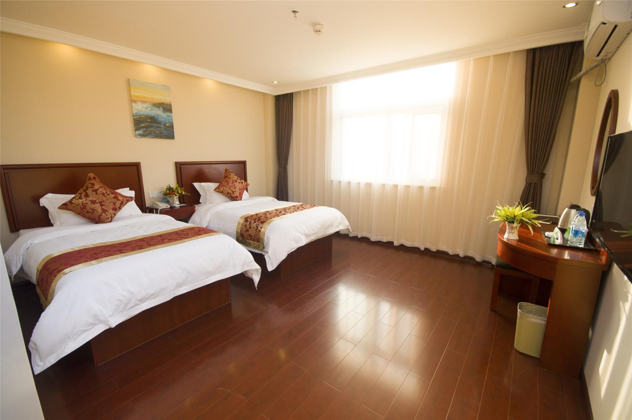 Greentree Inn Liaoning Dalian Development Zone Jinma Road Pedestrian Street Express Hotel Exterior foto